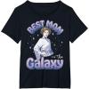 imageStar Wars Mothers Day Best Mom In The Galaxy Princess Leia TShirtBlack