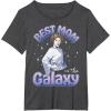 imageStar Wars Mothers Day Best Mom In The Galaxy Princess Leia TShirtDark Heather Grey