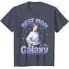 imageStar Wars Mothers Day Best Mom In The Galaxy Princess Leia TShirtHeather Blue