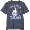 imageStar Wars Mothers Day Best Mom In The Galaxy Princess Leia TShirtHeather Blue