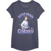 imageStar Wars Mothers Day Best Mom In The Galaxy Princess Leia TShirtHeather Blue