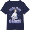 imageStar Wars Mothers Day Best Mom In The Galaxy Princess Leia TShirtNavy Blue