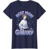 imageStar Wars Mothers Day Best Mom In The Galaxy Princess Leia TShirtNavy Blue