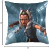 imageStar Wars The Clone Wars Ahsoka Tano Blue Throw Pillow18x18