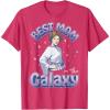 imageStar Wars Mothers Day Best Mom In The Galaxy Princess Leia TShirtRed Heather