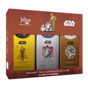 imageJoffreys Coffee  Star Wars The Mandalorian  Precious Cargo Blend Star Wars Licensed Coffee Collection Artisan Medium Roast Rich ampamp Smooth Taste Brew or French Press Ground 11ozStar Wars Droids Trio Collection Flavored Ground