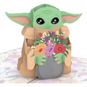 imageLovepop Star Wars Grogu Mothers Day PopUp Card  Mothers Day Card  Handcrafted 3D PopUp Greeting Card for Her  Mothers Day Love Card from Grogu 5 x 72022 Design  Grogu Mothers Day