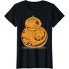 imageStar Wars BB8 Pumpkin Carving Halloween TShirtBlack