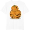 imageStar Wars BB8 Pumpkin Carving Halloween TShirtWhite