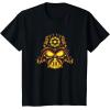 imageStar Wars Classic Halloween Darth Vader Glowing Pumpkin TShirtBlack
