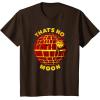 imageStar Wars Classic Halloween Thats No Moon Logo TShirtBrown
