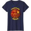 imageStar Wars Classic Halloween Thats No Moon Logo TShirtNavy Blue