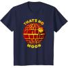 imageStar Wars Classic Halloween Thats No Moon Logo TShirtNavy Blue