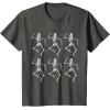 imageStar Wars Clone Trooper Dancing Skeletons Halloween TShirtAsphalt Grey