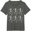 imageStar Wars Clone Trooper Dancing Skeletons Halloween TShirtAsphalt Grey
