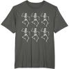 imageStar Wars Clone Trooper Dancing Skeletons Halloween TShirtAsphalt Grey