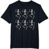 imageStar Wars Clone Trooper Dancing Skeletons Halloween TShirtBlack
