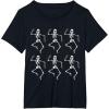 imageStar Wars Clone Trooper Dancing Skeletons Halloween TShirtBlack