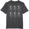 imageStar Wars Clone Trooper Dancing Skeletons Halloween TShirtDark Heather Grey