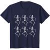 imageStar Wars Clone Trooper Dancing Skeletons Halloween TShirtNavy Blue