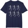 imageStar Wars Clone Trooper Dancing Skeletons Halloween TShirtNavy Blue