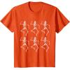imageStar Wars Clone Trooper Dancing Skeletons Halloween TShirtOrange