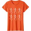 imageStar Wars Clone Trooper Dancing Skeletons Halloween TShirtOrange