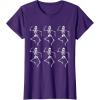 imageStar Wars Clone Trooper Dancing Skeletons Halloween TShirtPurple