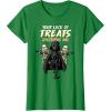 imageStar Wars Darth Vader Skeleton Halloween TShirtKelly Green