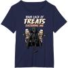 imageStar Wars Darth Vader Skeleton Halloween TShirtNavy Blue