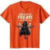 imageStar Wars Darth Vader Skeleton Halloween TShirtOrange