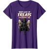 imageStar Wars Darth Vader Skeleton Halloween TShirtPurple