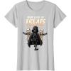 imageStar Wars Darth Vader Skeleton Halloween TShirtSilver Grey