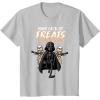 imageStar Wars Darth Vader Skeleton Halloween TShirtSilver Grey