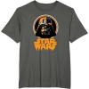 imageStar Wars Darth Vader Spooky Dripping Logo Halloween TShirtAsphalt Grey