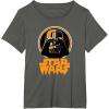 imageStar Wars Darth Vader Spooky Dripping Logo Halloween TShirtAsphalt Grey