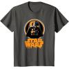 imageStar Wars Darth Vader Spooky Dripping Logo Halloween TShirtAsphalt Grey