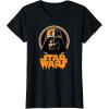 imageStar Wars Darth Vader Spooky Dripping Logo Halloween TShirtBlack