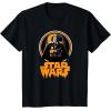 imageStar Wars Darth Vader Spooky Dripping Logo Halloween TShirtBlack