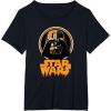 imageStar Wars Darth Vader Spooky Dripping Logo Halloween TShirtBlack