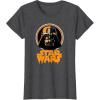 imageStar Wars Darth Vader Spooky Dripping Logo Halloween TShirtDark Heather Grey