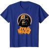imageStar Wars Darth Vader Spooky Dripping Logo Halloween TShirtRoyal Blue