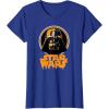 imageStar Wars Darth Vader Spooky Dripping Logo Halloween TShirtRoyal Blue