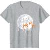 imageStar Wars Death Star Orange Ship Drip Halloween TShirtHeather Grey