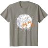 imageStar Wars Death Star Orange Ship Drip Halloween TShirtSlate Grey