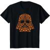 imageStar Wars Halloween Darth Vader JackoLantern Pumpkins TShirtBlack