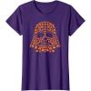 imageStar Wars Halloween Darth Vader JackoLantern Pumpkins TShirtPurple
