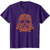 imageStar Wars Halloween Darth Vader JackoLantern Pumpkins TShirtPurple