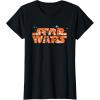 imageStar Wars Halloween Darth Vader Spooky Empire Movie Logo TShirtBlack