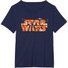 imageStar Wars Halloween Darth Vader Spooky Empire Movie Logo TShirtNavy Blue